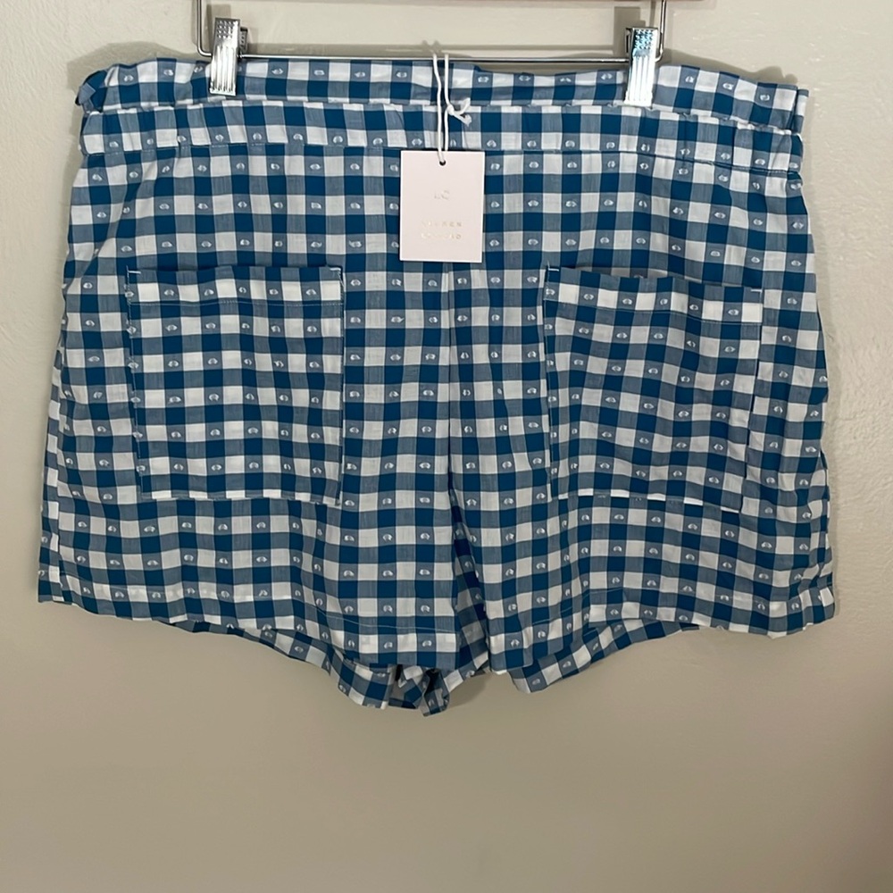 NWT LC Lauren Conrad Smocked Waist Pull-On Shorts. XXL - Picture 3 of 9